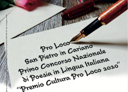 Opuscolo Primo Premio Cultura Pro Loco 2020